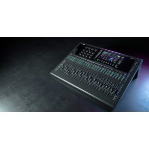 Allen&Heath QU-6 digitális keverőpult 24+1 Fader, 24mikrofon bemenettel lokálisan, 38 processzálható csatorna, 12 sztereó Mix + 4 mátrix + LR kimenet, 6 sztereó FX Processzor, SLINK Port