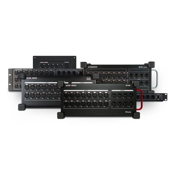 Allen&Heath SQ-6+ digitális keverőpult 4UltraFX Engine, 9" színes érintésérzékeny érintőkijelző, 48 processzálható csatorna, 24mikrofon bemenettel lokálisan, 12 sztereó Mix + LR kimenet