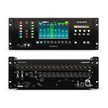 Allen&Heath SQ-RACK Rackformátumú digitális keverőpult 16mikrofon bemenettel lokálisan, 48 processzálható csatorna, 12 sztereó Mix + LR kimenet