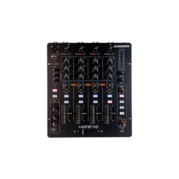 Allen&Heath XONE 43, professzionális, 4 + 1 csatornás, analóg DJ-keverő