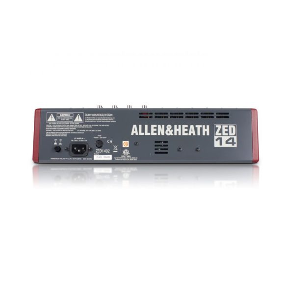 Allen&Heath ZED1402 Kompakt keverőpult USB csatlakozással.