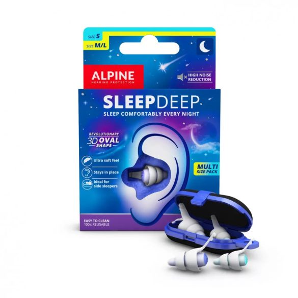 Alpine SleepDeep Multipack- Füldugó alváshoz, tanuláshoz