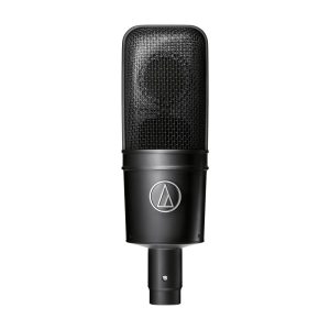 Audio-Technica AT4040, nagymembrános kardioid kondenzátor stúdiómikrofon AT8449a rugalmas tartóval