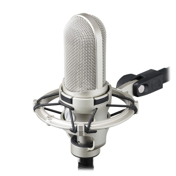 Audio-Technica AT4080, ribbon stúdiómikrofon, nyolcas karakterisztika, AT8449aSV rugalmas tartóval