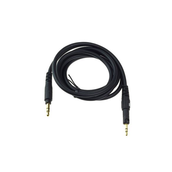 Audio-Technica ATH-M40X/M50X/M70X - Fekete egyenes kábel - 1.2m