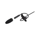 Audio-Technica BP898cW, szubminiatűr kardioid karakterisztikás klipsz mikrofon, fekete, Audio-Technica HRS csatlakozóval