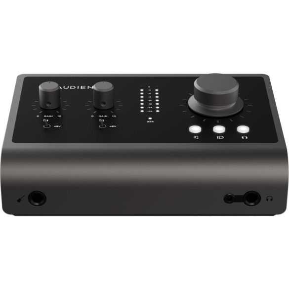 Audient iD14MK2, 24-bit/96 kHz USB3.0 BUS powered audió interface, 2x Class-A Audient Console Mic Preamp