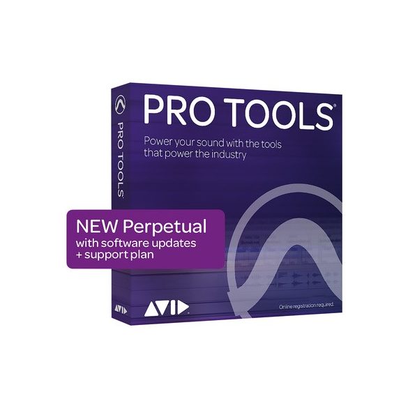 Avid Pro Tools örökös licensz, 1 éves frissítés és terméktámogatás, dobozos verzió