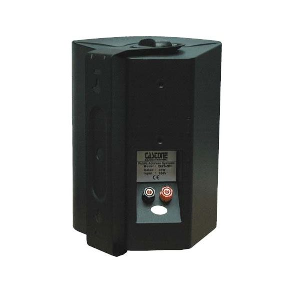 Castone CE-CWS301B-W 1,9W-30W (5 fokozat),  fekete színű, kis méretű kétutas beltéri hangdoboz