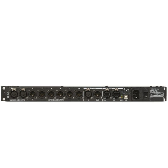 dB Technologies AC26N  digitális jelprocesszor, 2 be - 6 kimenettel, RD Net és USB interface, AES/EBU