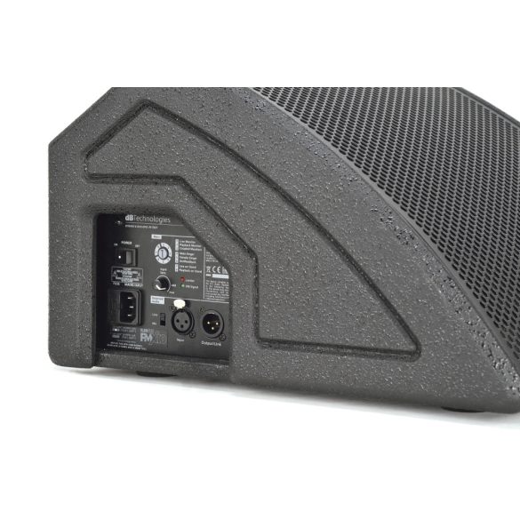 dB Technologies FMX 10 két utas aktív lábmonitor, beépített erősítővel, DSP-vel, 800W, 1x8" + 1x1" koaxiális hangszóróval