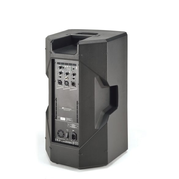 dB Technologies KL 12 két utas aktív, műanyag hangdoboz, beépített erősítővel, Bluetooth kapcsolattal 800W, 1x12" + 1x1,3" hangszóróval,  3 bemenettel