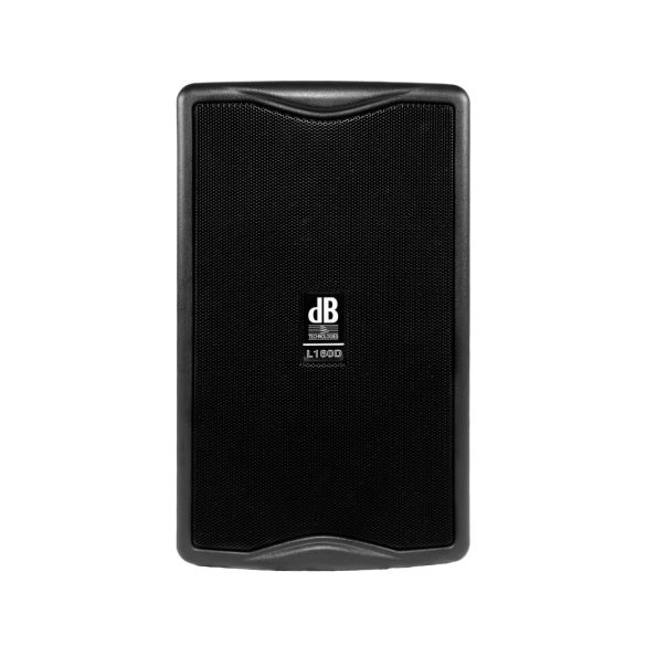 dB Technologies L 160 D két utas, kisméretű aktív, műanyag hangdoboz, beépített erősítővel, 160W, 2x6,5" + tweeter hangszóróval