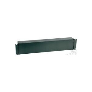 Rack doboz, 19''-os 2 U/250 mm, előlap 3 mm alumínium, test 1,2 mm vaslemez, fekete Rack doboz, 19''-os 2 U/250 mm, előlap 3 mm alumínium, test 1,2 mm vaslemez, fekete