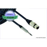 Garry PJXM1 PROFI átkötőkábel TRS (st JACK)- XLR mama 1m