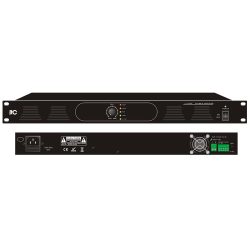   ITC T1120DS Digitális végerősítő 1 csatorna 120W 100V/4ohm 1U előlapi hangerőszabályzó