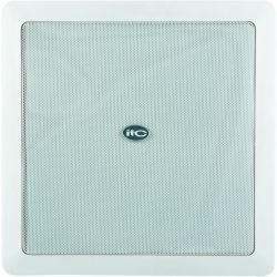   ITC T582 8″ szélessávú álmennyezeti hangszóró 1.87-3.75-7.5-15W/100V négyzetes ABS keret