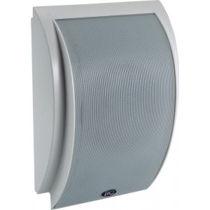 ITC T612 Kétutas Fali hangdoboz, 2.5W-5W-10W, 100V, 6"+1", ABS, fehér íves előlap, fém rács