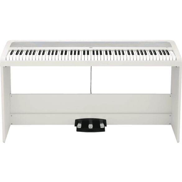 KORG B2SP fehér digitális zongora, 88 billentyű, kalapácsmechanika, 3 pedál, USB midi és audio tartozék láb, fehér