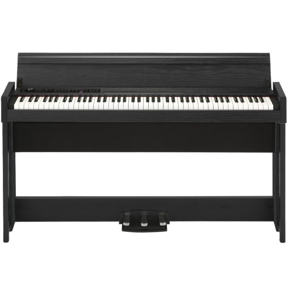 KORG C1AirWBK digitális zongora, 88 RH3 billentyűzet, Bluetooth hanglejátszás, 3 pedál, fekete