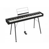 KORG D1BL fekete digitális zongora, 88 billentyű, RH3 kalapácsmechanika