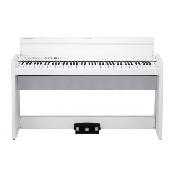 KORG LP-380U WH, slim design digitális zongora, 88 billentyű, RH3 mechanika, fehér, billentyűfedéllel, USB MIDI csatlakozóval