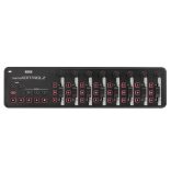 Korg nanoKONTROL2 Slim USB-MIDI vezérlő, 8 potméter, 8 fader, 24 gomb, fekete vagy fehér színben
