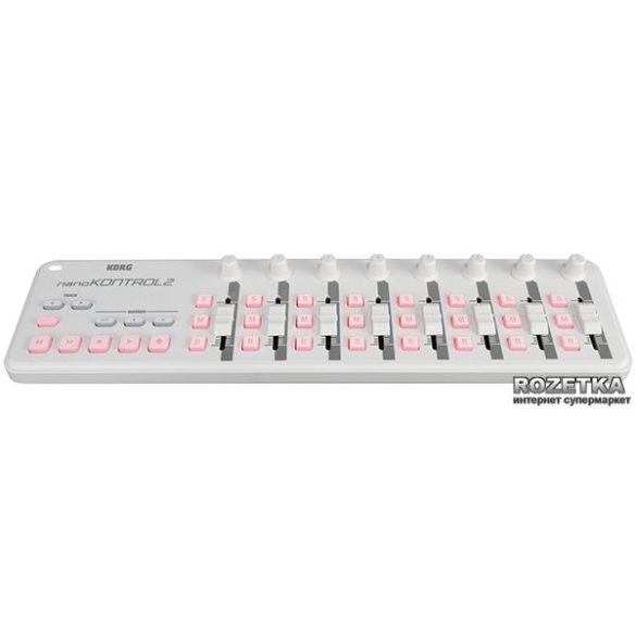 KORG NANOKONTROL2-WH, Kompakt USB MIDI-kontroller, fehér