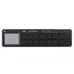 KORG NANOPAD2-BK, Kompakt, ütőpados, USB MIDI-vezérlő, fekete