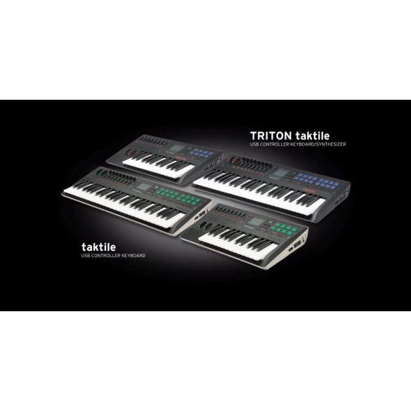 Korg Triton TAKTILE25, szintetizátor és USB MIDI billentyűzet/kontroller, 25 billentyű