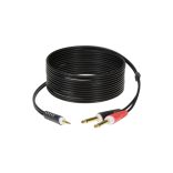 Klotz AY5-0300 3,5 Sztereó Jack – 2×6,3 Monó Jack kábel, 3m