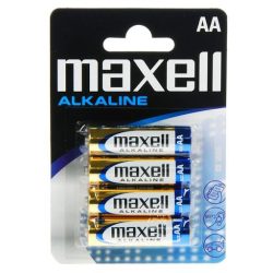 MAXELL LR6 tartós alkáli AA (ceruza) elem (4db-os)