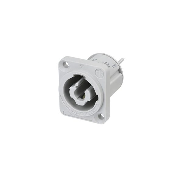 Neutrik NAC3MPXXB powerCON beépíthető hálózati kimenet 250VAC/20A, IEC 623681, szürke