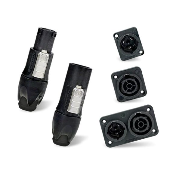 Neutrik NAC3PX-TOP powerCON True1 TOP beépíthető hálózati be/kimenet 250VAC/16A, UV védett