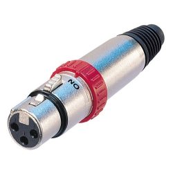 Neutrik NC3FXS XLR mama csatlakozó kapcsolós