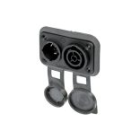 Neutrik SCNAC-PX porvédő sapka a beépíthető powerCON TRUE1 kettős aljzathoz