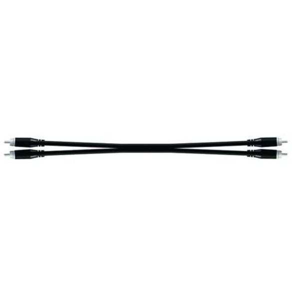 PROEL BULK545LU3 Sztereó 2xRCA+2xRCA kábel, 3 m fekete, öntött