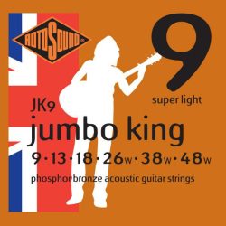   Rotosound JK9 akusztikus gitár húrkészlet, foszfor-bronz, 9 13 18 26 38 48