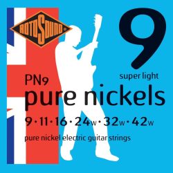   Rotosound PN9 Nikkel elektromos gitár húrkészlet, 9 11 16 24 32 42