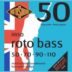   Rotosound RB50 basszusgitár húrkészlet, nikkel, 50 70 90 110