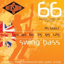   Rotosound RS666LC Basszusgitár húrkészlet, rozsdamentes acél, 6 húr, 30 40 60 75 95 125