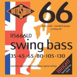   Rotosound RS 666 LD basszusgitár húrkészlet, rozsdamentes acél, 6 húr, 35 45 65 80 105 130