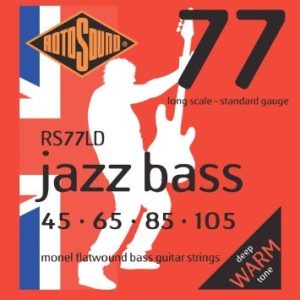 Rotosound RS77LD basszusgitár húrkészlet, Monel, köszörült, 45 65 85 105