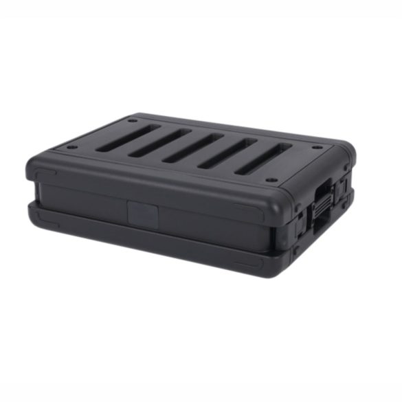 ROBUST R2UE P300 – 2U magas, 300 mm mély, ütés-, por és vízálló, polipropilén műanyag rack, IP65