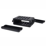 ROBUST R3UE P300 – 3U magas, 300 mm mély, ütés-, por és vízálló, polipropilén műanyag rack, IP65