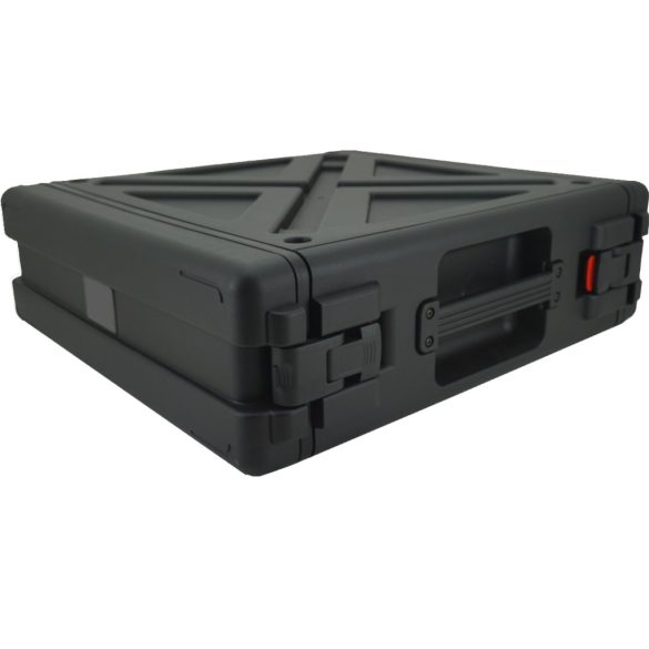 ROBUST R3UE P450 – 3U magas, 450 mm mély, ütés-, por és vízálló, polipropilén műanyag rack, IP65