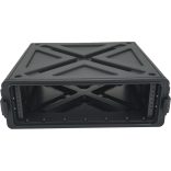 ROBUST R3UE P450 – 3U magas, 450 mm mély, ütés-, por és vízálló, polipropilén műanyag rack, IP65