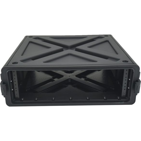 ROBUST R3UE P450 – 3U magas, 450 mm mély, ütés-, por és vízálló, polipropilén műanyag rack, IP65