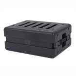 ROBUST R4UE P300 – 4U magas, 300 mm mély, ütés-, por és vízálló, polipropilén műanyag rack, IP65