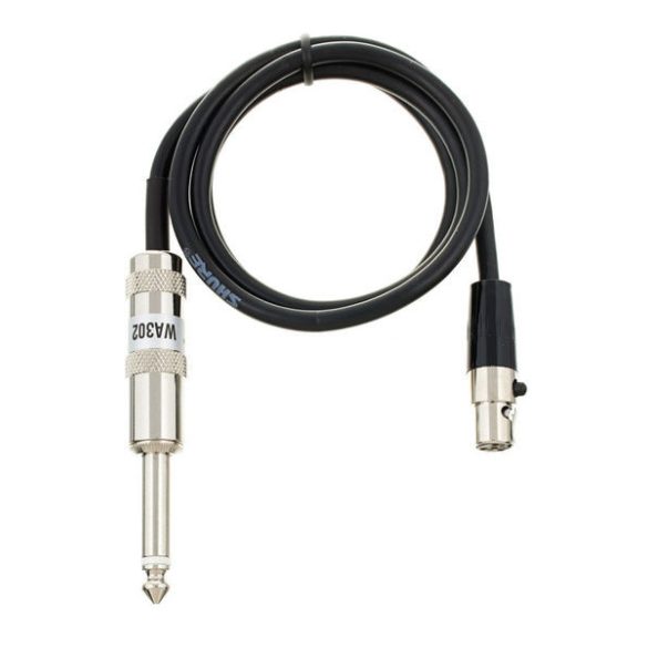 SHURE BLX14E Gitár szett: zsebadó, vevő, WA302 gitárkábel
